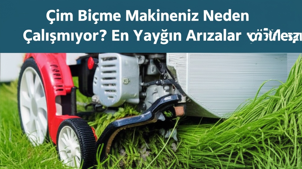 Çim Biçme Makineniz Neden Çalışmıyor? En Yaygın Arızalar ve Çözümleri