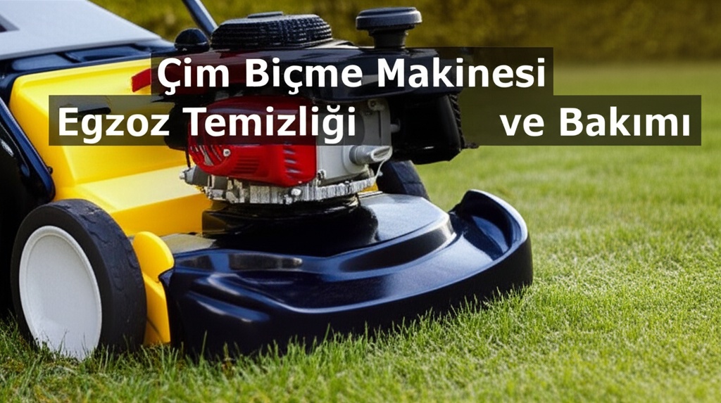 Çim Biçme Makinesi Egzoz Temizliği ve Bakımı