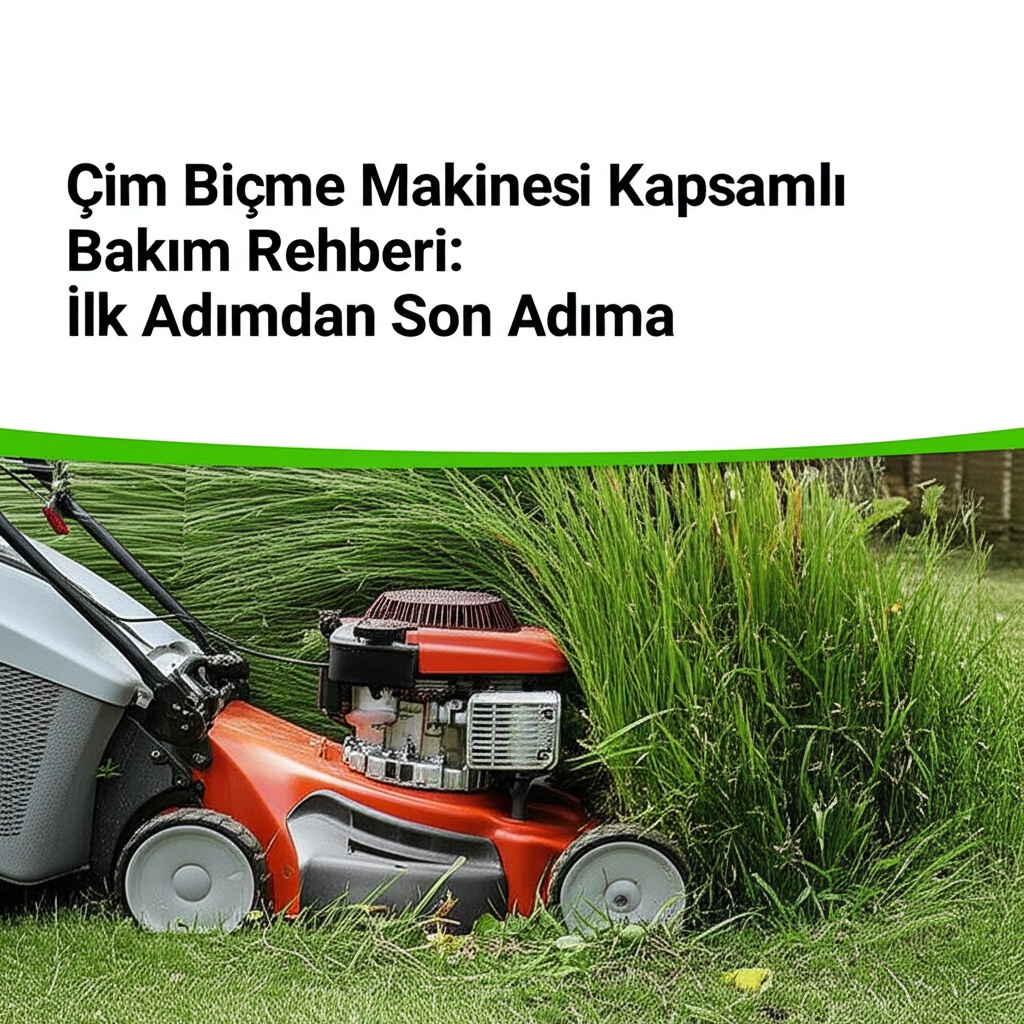 Çim Biçme Makinesi Kapsamlı Bakım Rehberi: İlk Adımdan Son Adıma