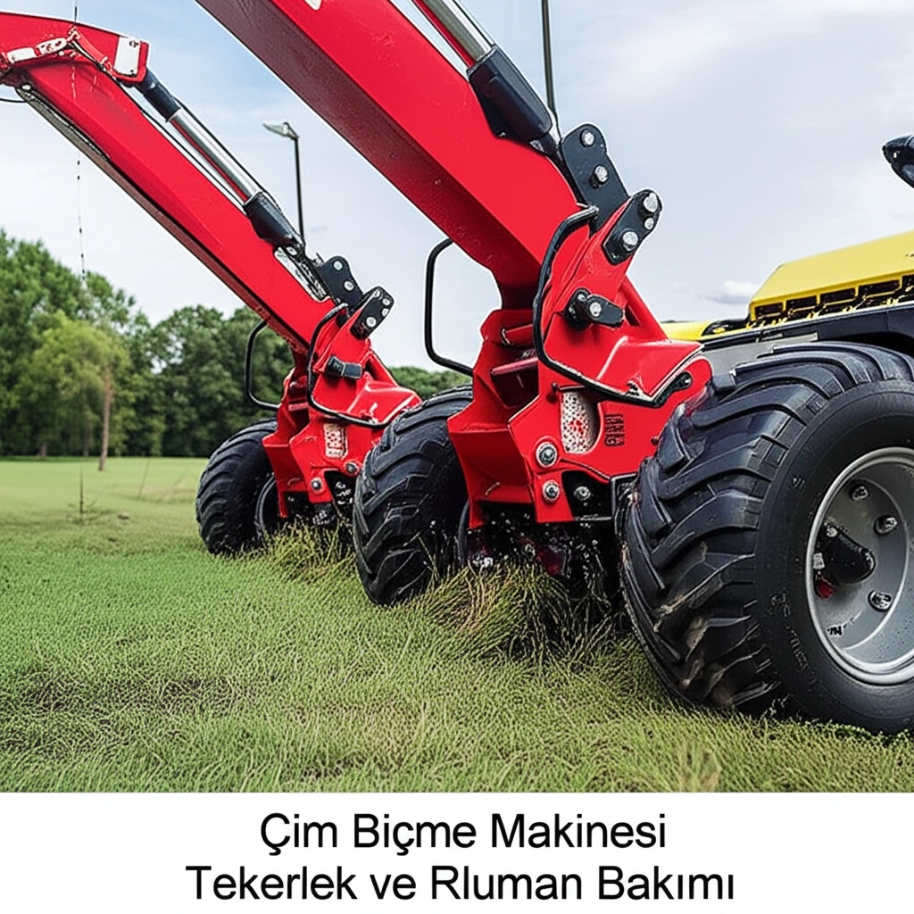 Çim Biçme Makinesi Tekerlek ve Rulman Bakımı