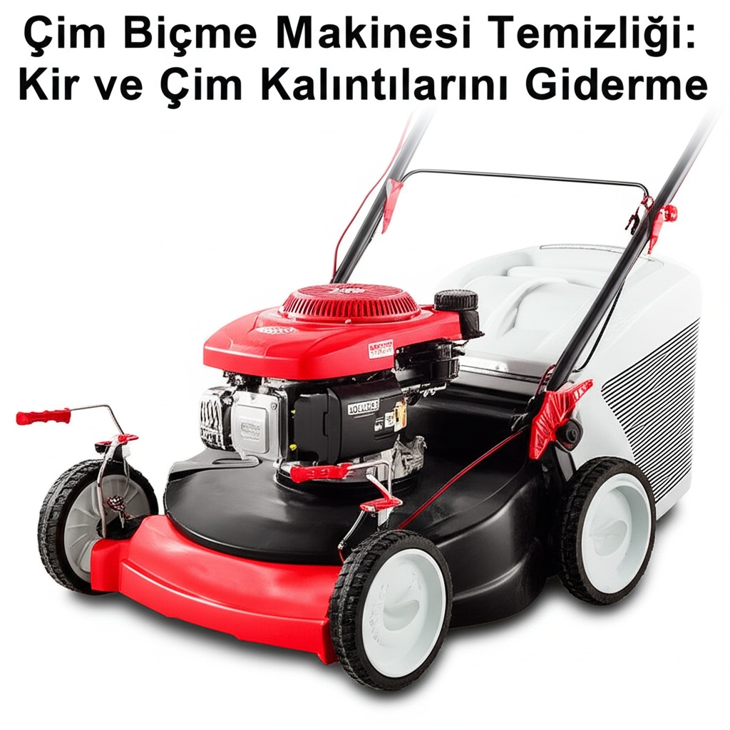 Çim Biçme Makinesi Temizliği: Kir ve Çim Kalıntılarını Giderme