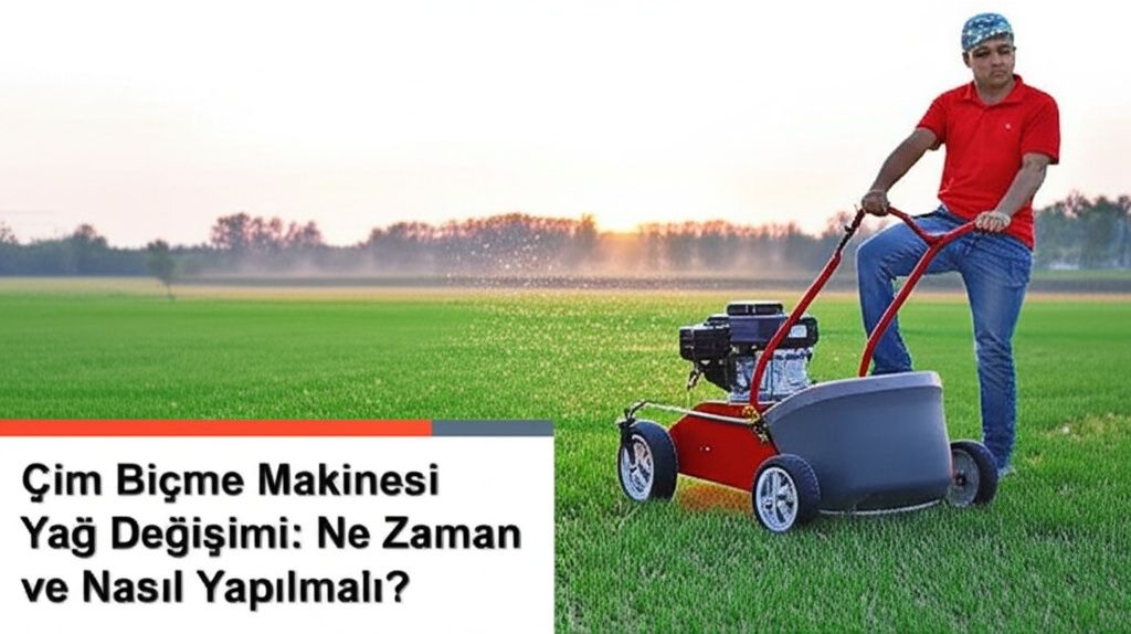Çim Biçme Makinesi Yağ Değişimi: Ne Zaman ve Nasıl Yapılmalı?