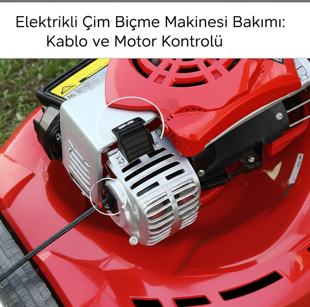 Elektrikli Çim Biçme Makinesi Bakımı: Kablo ve Motor Kontrolü