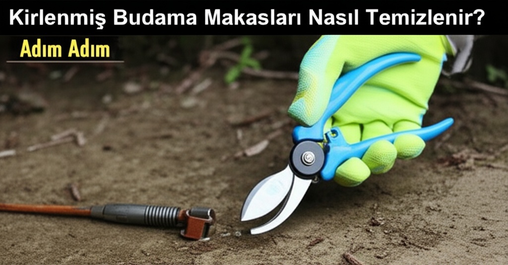 Kirlenmiş Budama Makasları Nasıl Temizlenir? Adım Adım Rehber