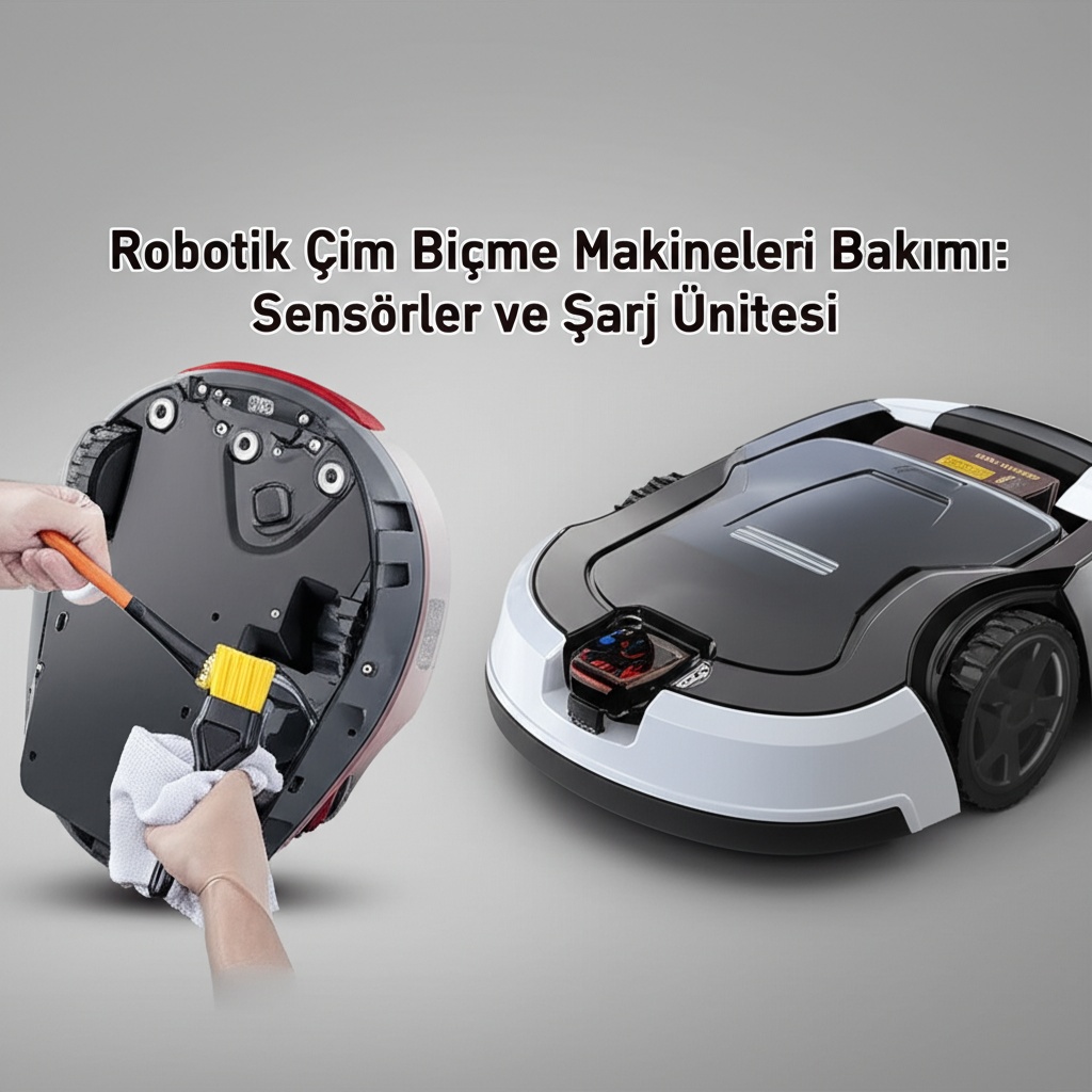 Robotik Çim Biçme Makineleri Bakımı: Sensörler ve Şarj Ünitesi